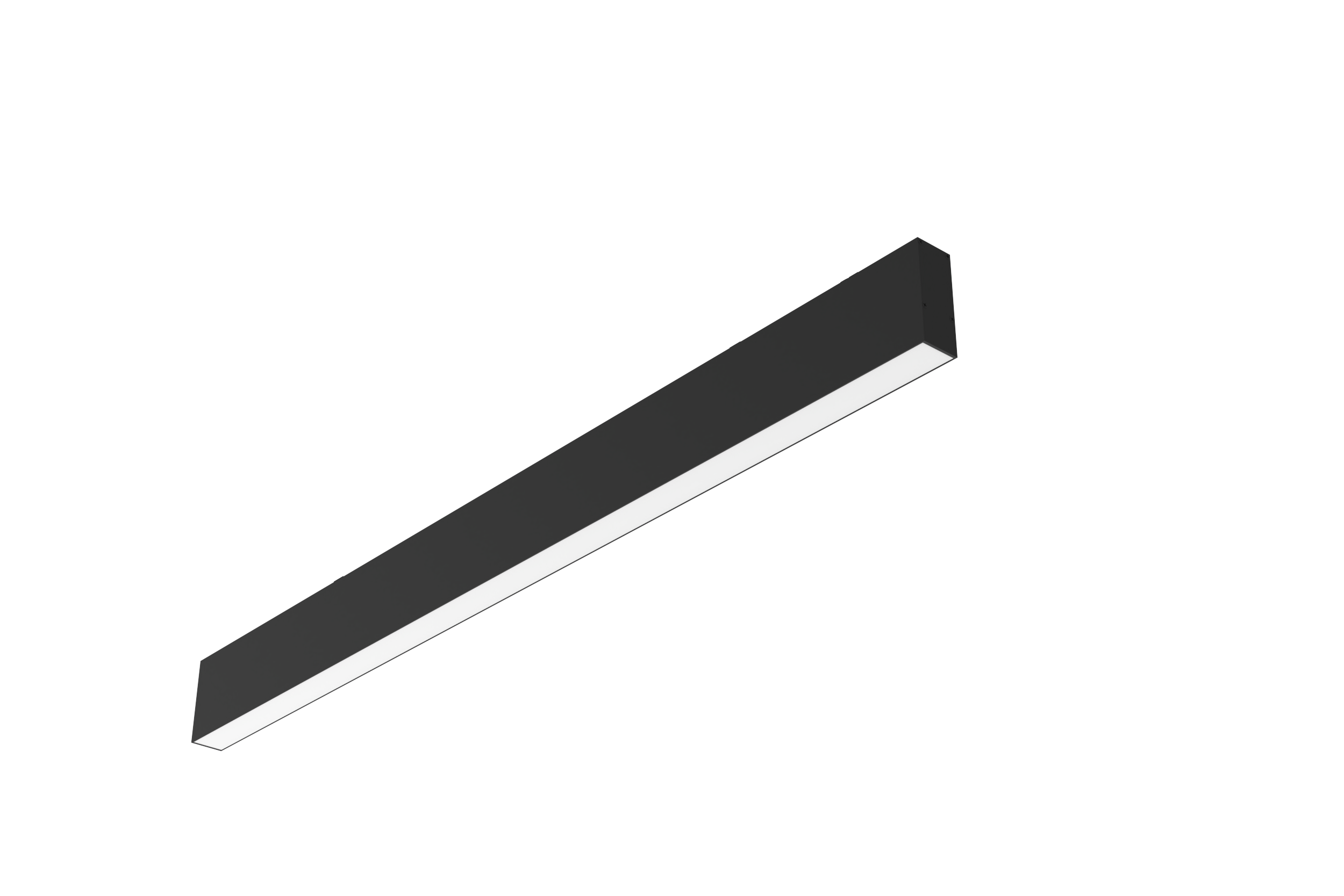 Светодиодный светильник VARTON Angusta High 1009x35x90мм накладной 21 Вт 4000 К IP40 черный RAL9005 муар с рассеивателем опал DALI
